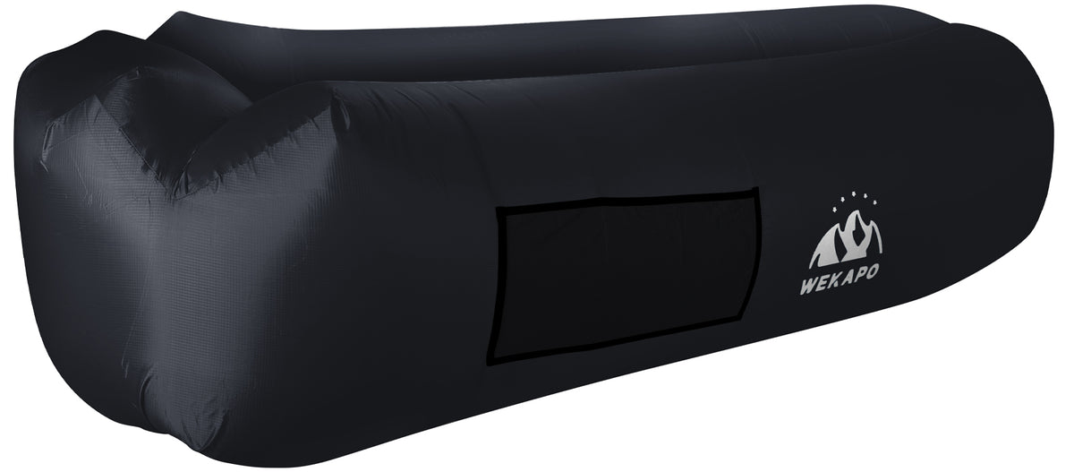 WEKAPO Inflatable Lounger Air Sofa,Black