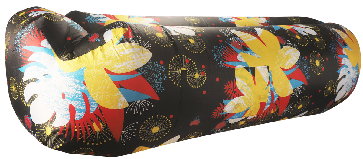 WEKAPO Inflatable Lounger Air Sofa,Floral Boom