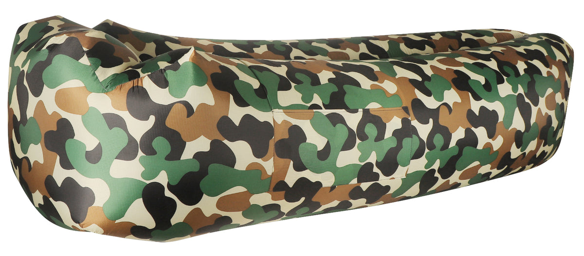 WEKAPO Inflatable Lounger Air Sofa,Camouflage Green