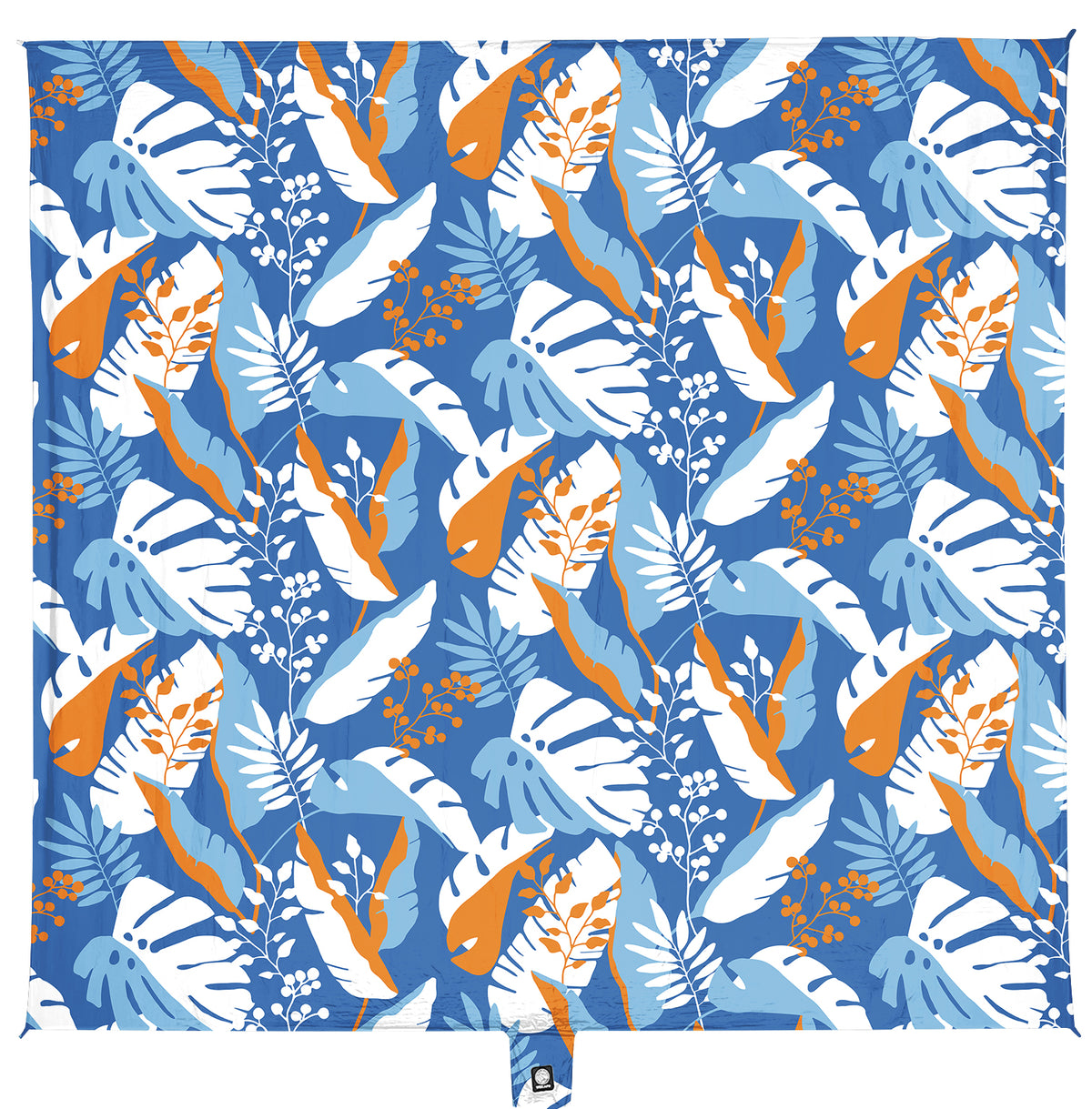 WEKAPO Sand Free Beach Blanket,Sea Leaves